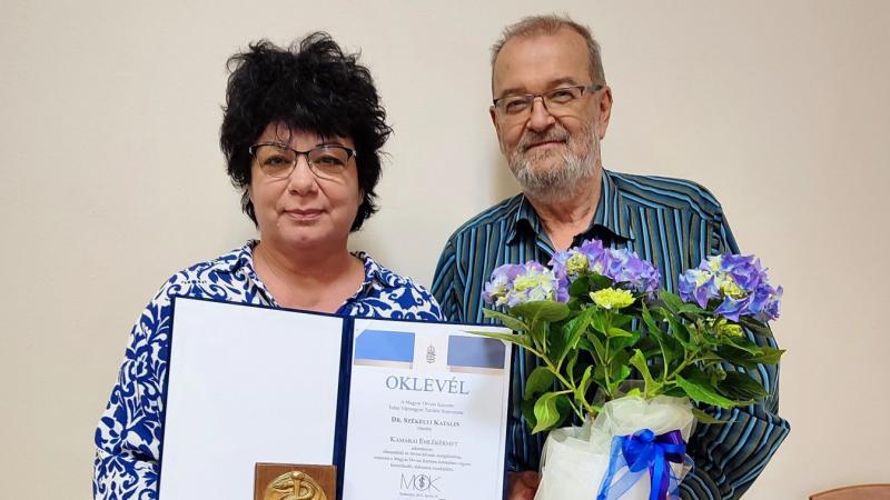Dr. Székelyi Katalin kiemelkedő munkáját méltatták.