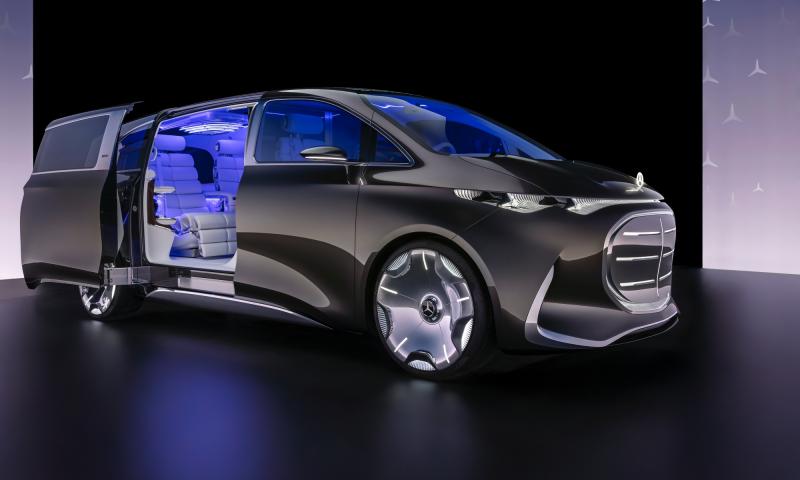 Fedezd fel a Mercedes-Benz Vision V lenyűgöző luxusbuszát, amely a fényűzés és a kényelem új dimenzióját hozza el számodra! Ez az exkluzív jármű nem csupán közlekedési eszköz, hanem egy igazi élmény, ahol a modern design és a csúcsminőségű technológia tal