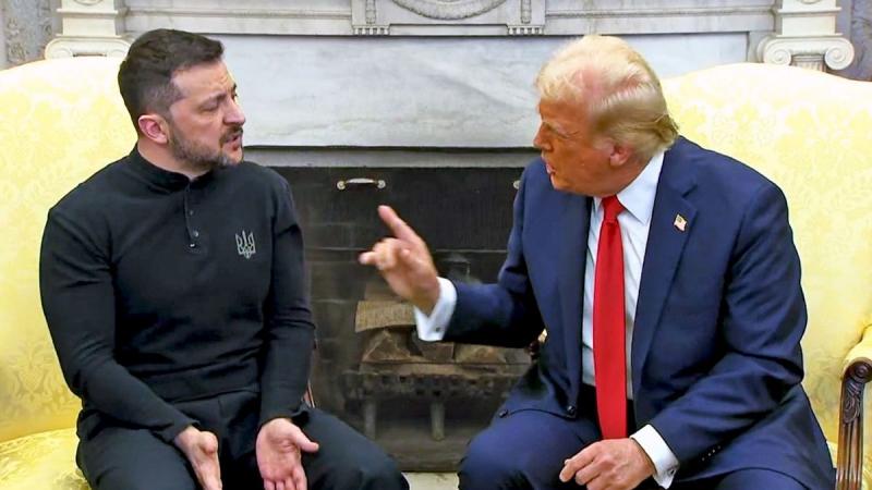 Donald Trump lemondta a tervezett találkozóját Volodimir Zelenszkijjel.